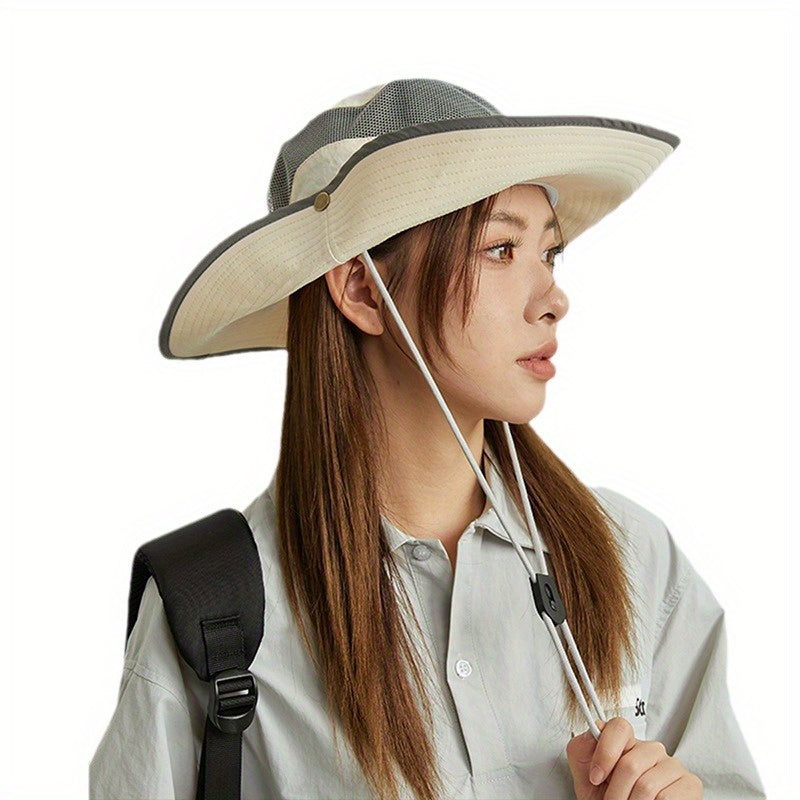 One-piece Sun Hat for, Fishing Hat, Summer Hat, Outdoor Hiking Sun Hat, Sunshade Hat