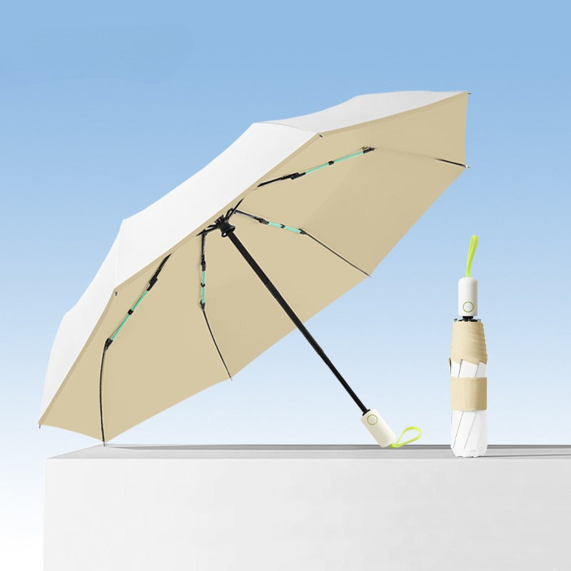 Section, Automatic Folding Umbrella, Small Fresh Umbrella, And
