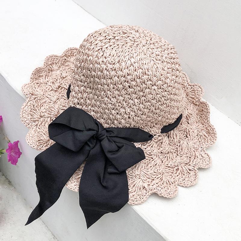 1pc of a Retro Chic Hand- Straw Hat Featuring a Breathable Design for Women, Perfect As a Birthday Gift And Suitable for Spring And Autumn Wear