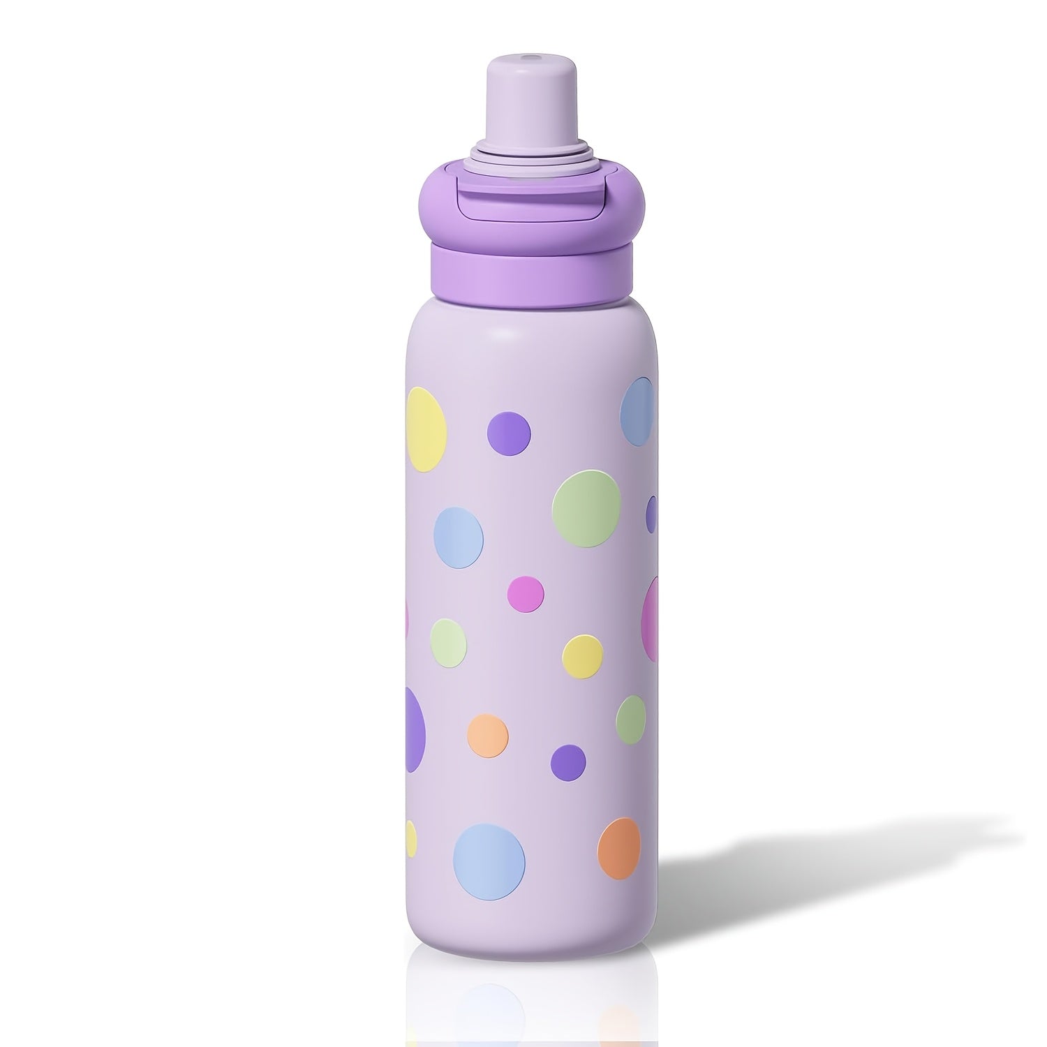 The Sidagar 25Oz Sports Water Bottle Is Made of 316 Stainless Steel And Features a Dual-Lid Design to Cater to Various Daily Requirements. It Comes in Eight Bright Colors, Inspired by Macarons