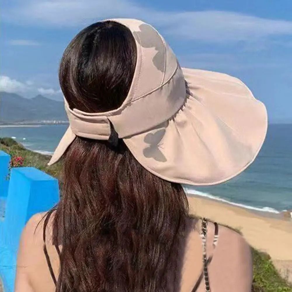 Large-Brimmed Foldable Sun Hat for Women, Adjustable And Heat-Resistant, Offering ; Perfect for Outdoor Activities Like Beach Trips, Gardening, And Fishing
