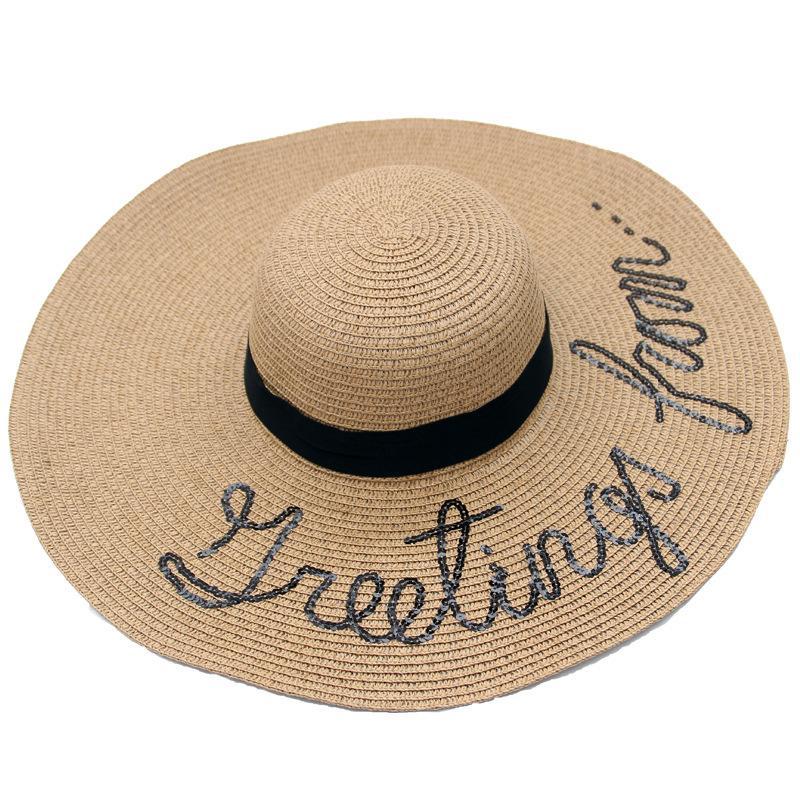 1pc of a Summer Hat with a Wide Brim, Designed for Sun Protection, Featuring a Foldable Straw Style for Women, Suitable for Beach Holidays And Outdoor Activities, with a Universal Fit