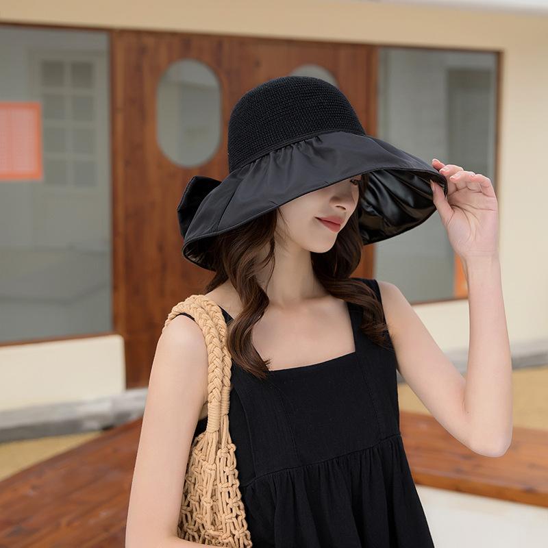 1pc Summer Viscose(Rayon) Breathable Anime-Themed Wide Brim Hat for Fitted Wear | Birthday Celebration | Outdoor Travel