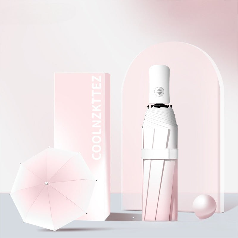 Automatic Gradient Umbrella Women's Sunscreen Student for Both Sunny and Rainy Men to Cover the Sun