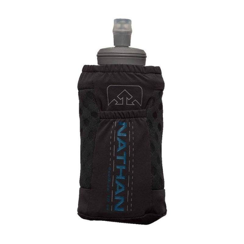 ExoDraw ExoShot 2.0 Handheld Running Bottle | 316L Stainless Steel, Pink, for Marathons, Hiking, Ultra Running Outdoor Activity