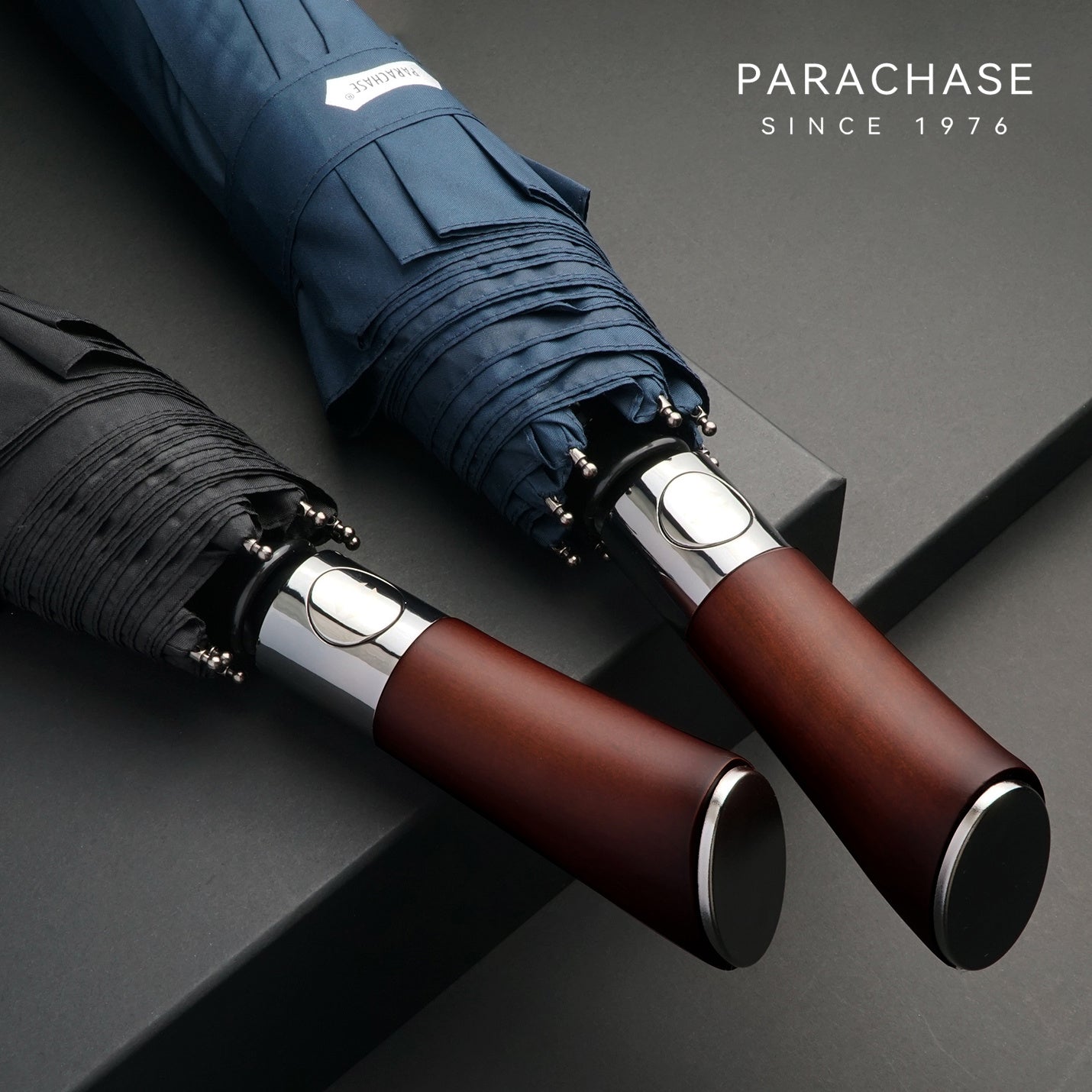 PARACHASE Automatic Windproof Umbrella 47.6\