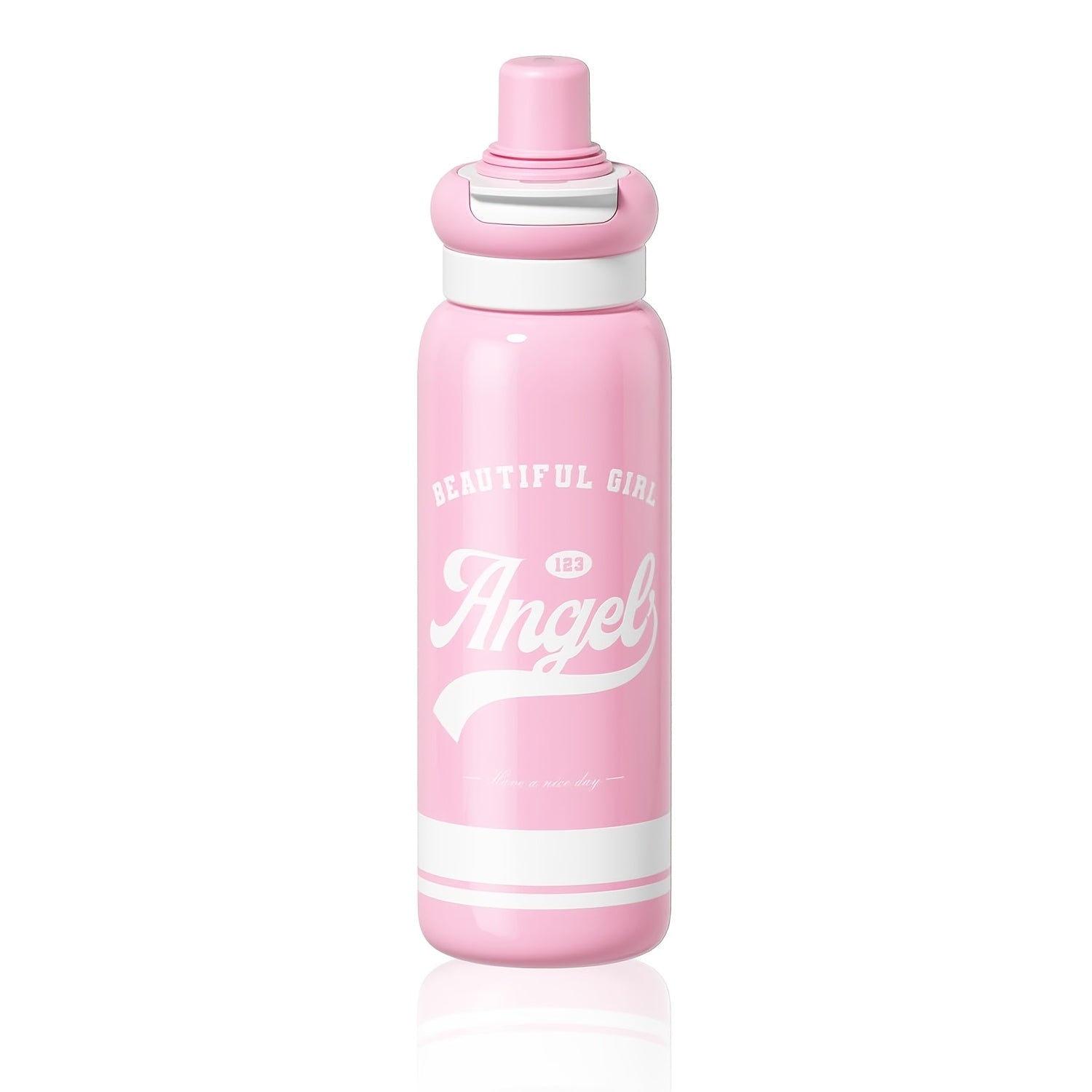 The Sidagar 25Oz Sports Water Bottle Is Made of 316 Stainless Steel And Features a Dual-Lid Design to Cater to Various Daily Requirements. It Comes in Eight Bright Colors, Inspired by Macarons