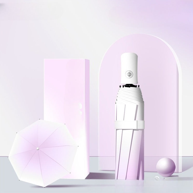 Automatic Gradient Umbrella Women's Sunscreen Student for Both Sunny and Rainy Men to Cover the Sun