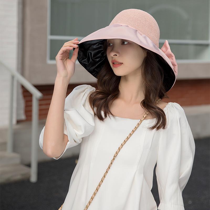 1pc Summer Viscose(Rayon) Breathable Anime-Themed Wide Brim Hat for Fitted Wear | Birthday Celebration | Outdoor Travel
