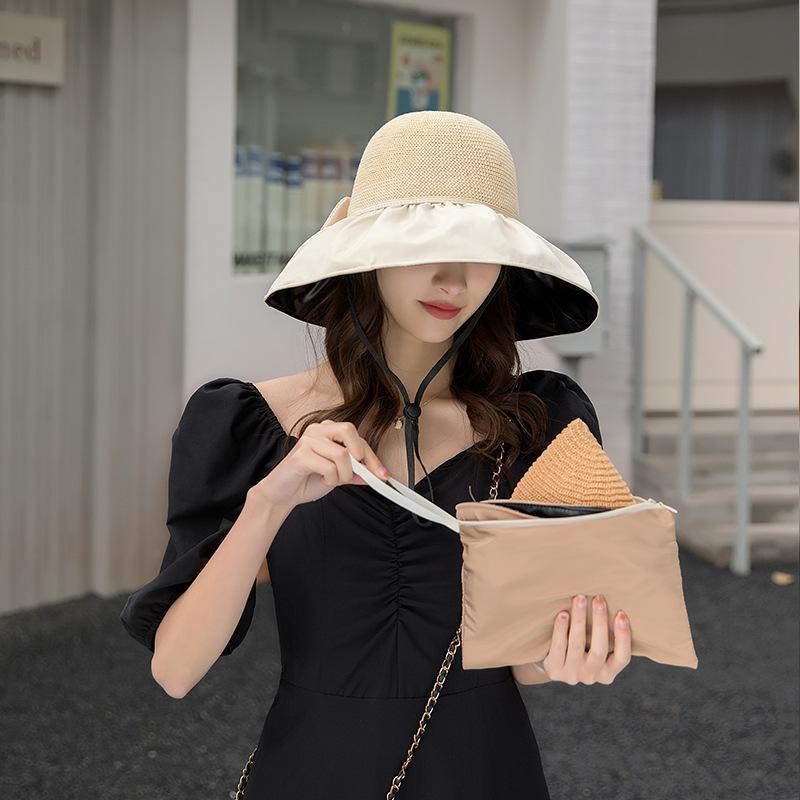 1pc Summer Viscose(Rayon) Breathable Anime-Themed Wide Brim Hat for Fitted Wear | Birthday Celebration | Outdoor Travel
