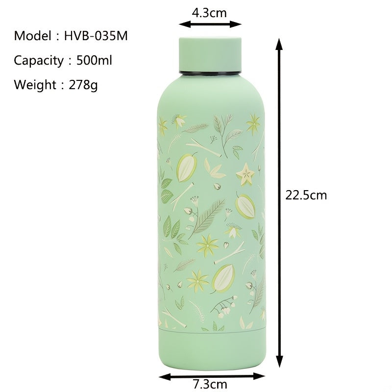 2026 3D Fruit Stainless Steel Insulated Water Bottle Minimalist Narrow Mouth Sport Bottle Outdoor Travel
