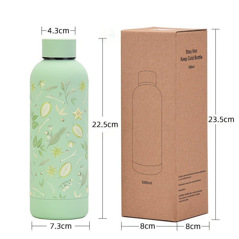 2026 3D Fruit Stainless Steel Insulated Water Bottle Minimalist Narrow Mouth Sport Bottle Outdoor Travel